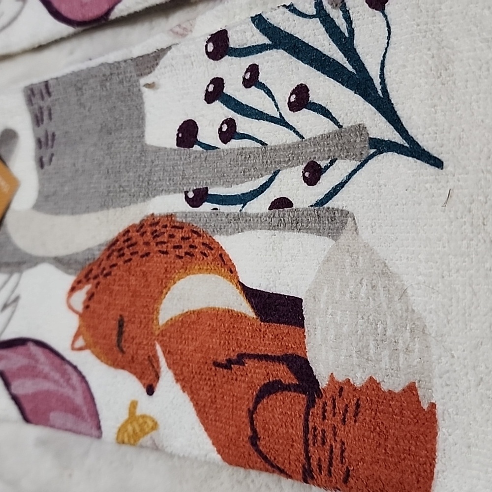 Animal Print Bath Towels - Cream and Multicolor - Picture 2 of 5